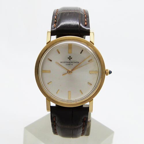 中古美品ヴァシュロンコンスタンタン ラウンド YG 手巻 シルバー 3針 OH済 ｜ VACHERON CONSTANTIN