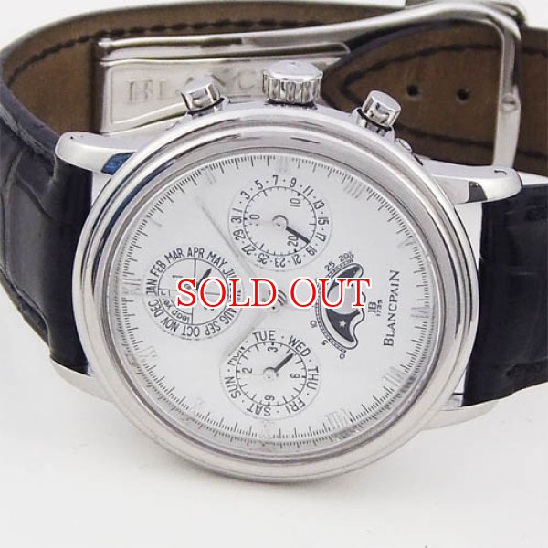 画像3: 中古美品ブランパン　ヴィルレ　永久カレンダークロノグラフ (3)