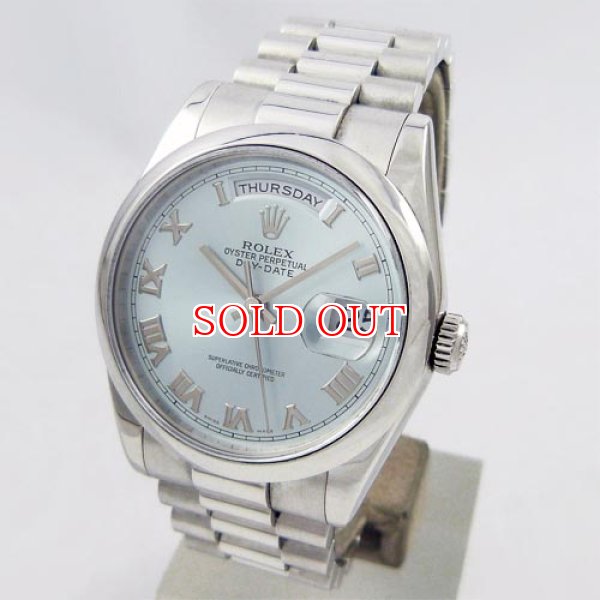 画像5: 中古美品ロレックス　デイデイト　アイスブルーローマ　P番 (5)