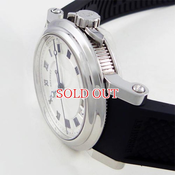 画像4: 中古美品ブレゲ　マリーンラージデイト (4)