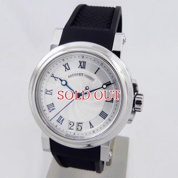画像5: 中古美品ブレゲ　マリーンラージデイト (5)