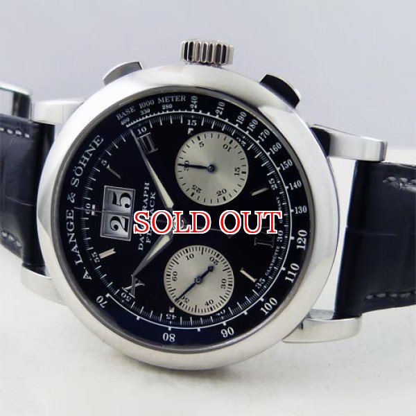 画像2: 中古美品ランゲ＆ゾーネ　ダトグラフ　プラチナ (2)