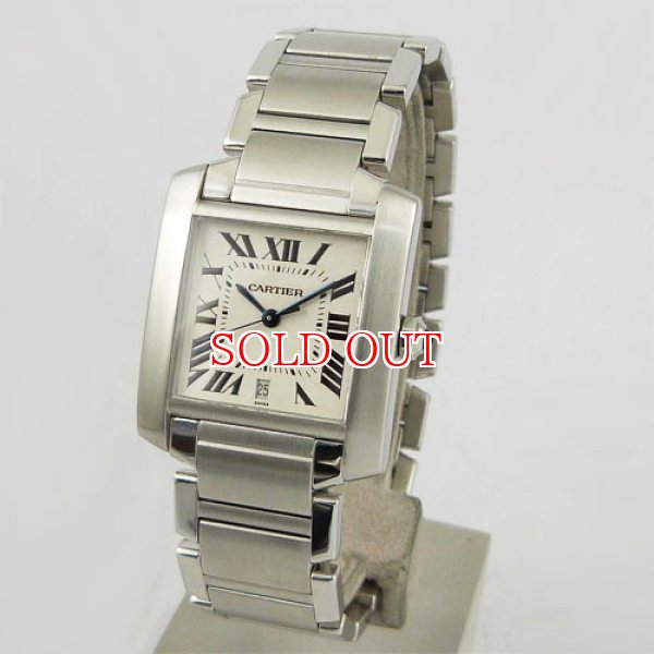 画像5: 中古美品カルティエ　タンクフランセーズ　LM (5)