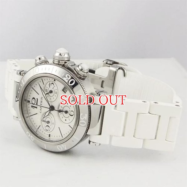 中古美品カルティエ パシャ シータイマーレディクロノ ｜ CARTIER