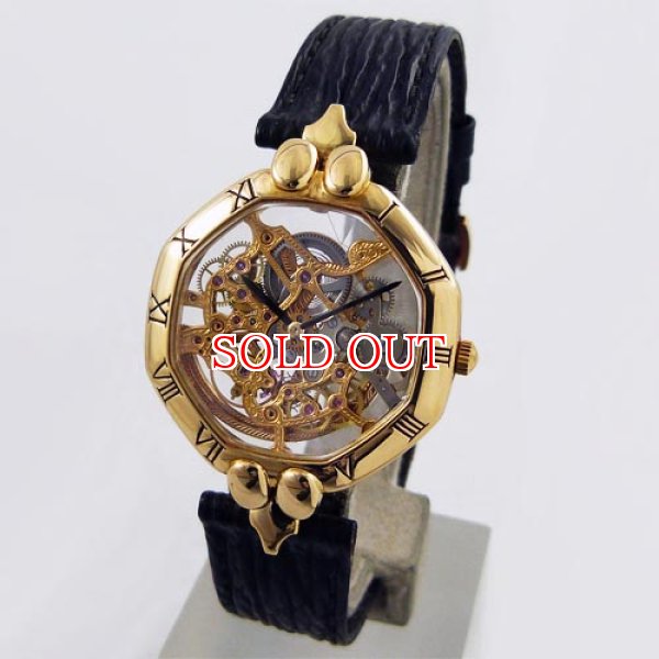 画像5: 中古美品ジェラルドジェンタ　スケルトン　YG　自動巻 (5)