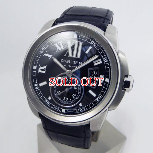 画像4: 中古美品カルティエ　カリブル　ドゥ　カルティエ　ブラック (4)