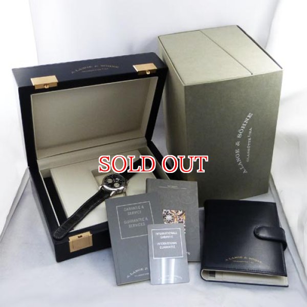 画像5: 中古美品ランゲ＆ゾーネ　ダトグラフ　プラチナ (5)