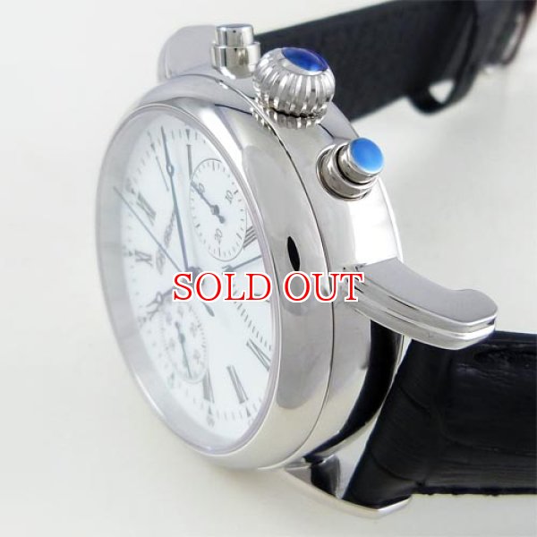 画像4: 新品B-barrel【ビーバレル】　クロノグラフ パワーリザーブ (4)