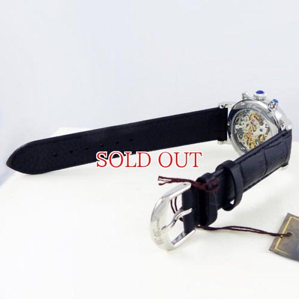 画像3: 新品B-barrel【ビーバレル】　クロノグラフ パワーリザーブ (3)