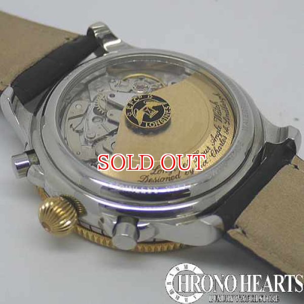 画像4: ロンジン　リンドバーグ　アワーアングルクロノグラフ　SS×YG (4)