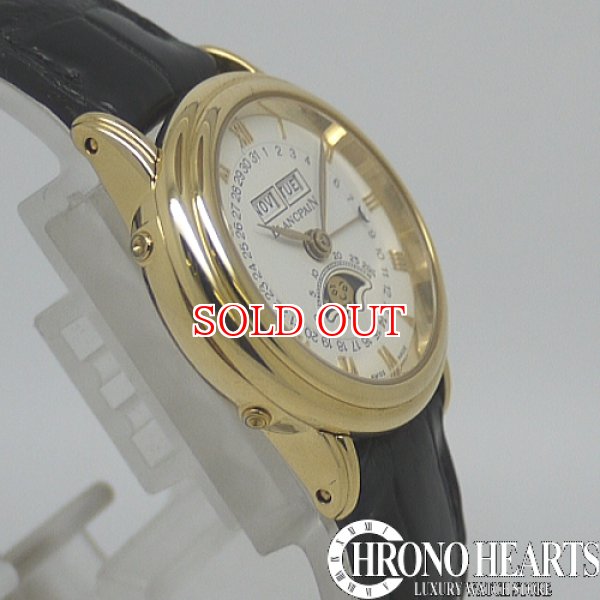 画像3: ブランパン　ムーンフェイズトリプルカレンダー　レディース　K18YG　自動巻 (3)