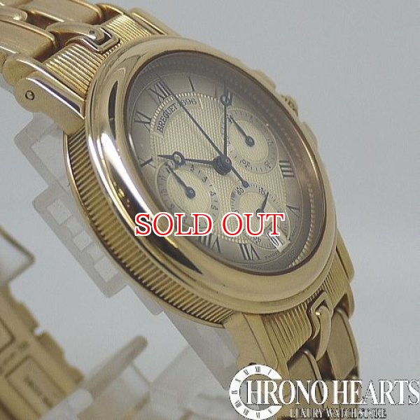 画像3: ブレゲ　マリーンクロノグラフ　36mmラージサイズ　K18YG　自動巻 (3)