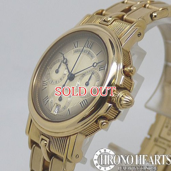 画像2: ブレゲ　マリーンクロノグラフ　36mmラージサイズ　K18YG　自動巻 (2)