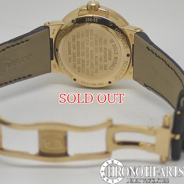 画像4: ユリスナルダン マリーンクロノメーター K18YG (4)