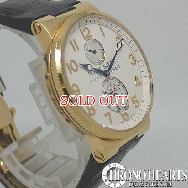 画像3: ユリスナルダン マリーンクロノメーター K18YG (3)