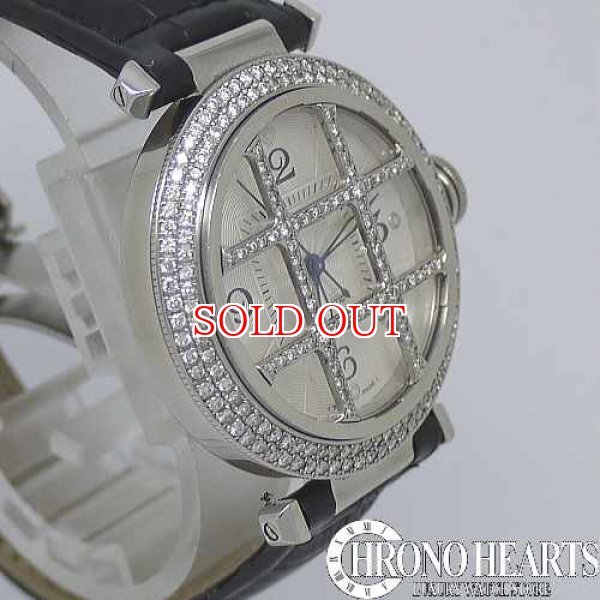 画像3: カルティエ　パシャ38mm グリッド　アフターダイヤ (3)