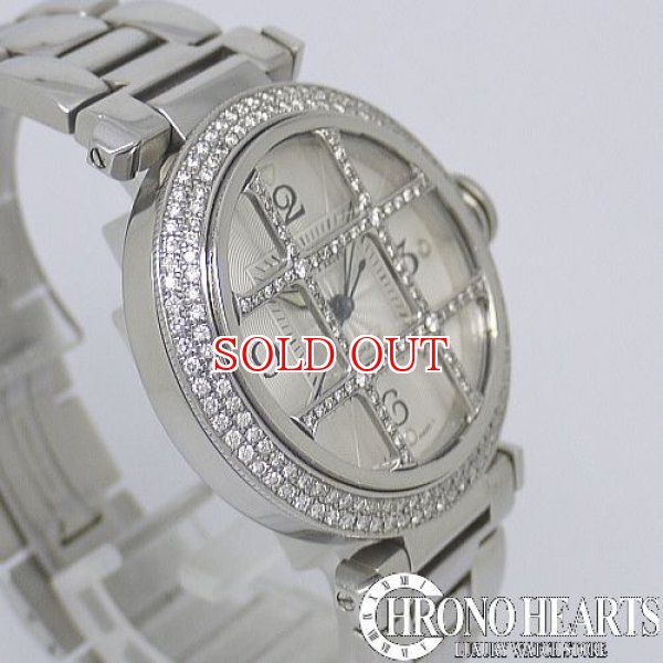 画像3: カルティエ　パシャ38mm　グリッド　アフターダイヤ (3)