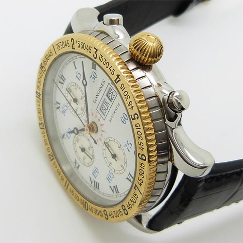 美品 LONGINES L2.618.4 ロンジン リンドバーグ クロノグラフ