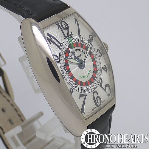 フランクミュラー FRANCK MULLER 5850VEGAS ヴェガス K18WG 自動巻き メンズ _749912