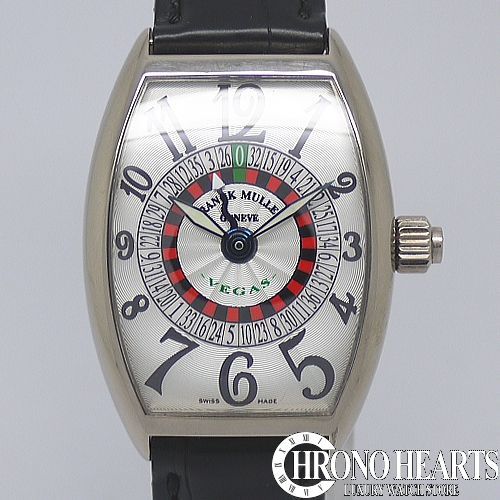 フランクミュラー FRANCK MULLER 5850VEGAS ヴェガス K18WG 自動巻き メンズ _749912