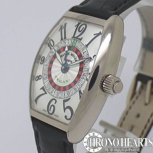 フランクミュラー FRANCK MULLER 5850VEGAS ヴェガス K18WG 自動巻き メンズ _749912